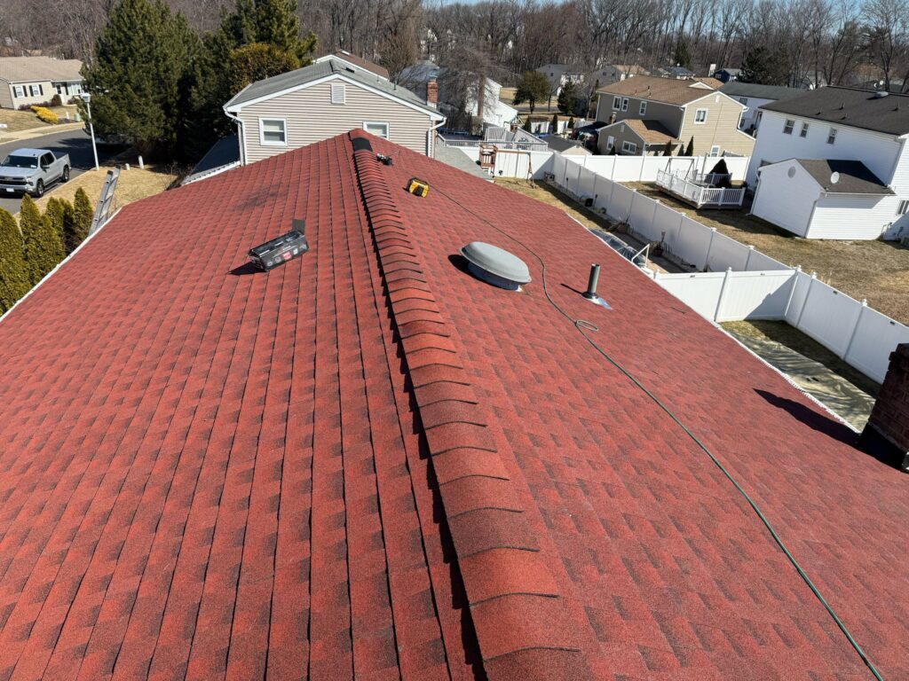 Attic venting system in a Wyckoff NJ home