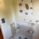 Bathroom remodeling project