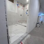 Bathroom remodeling project